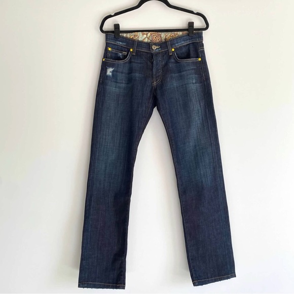 Rich & Skinny Jeans in Twilight Vintage Dark Denim Low Rise Size 27